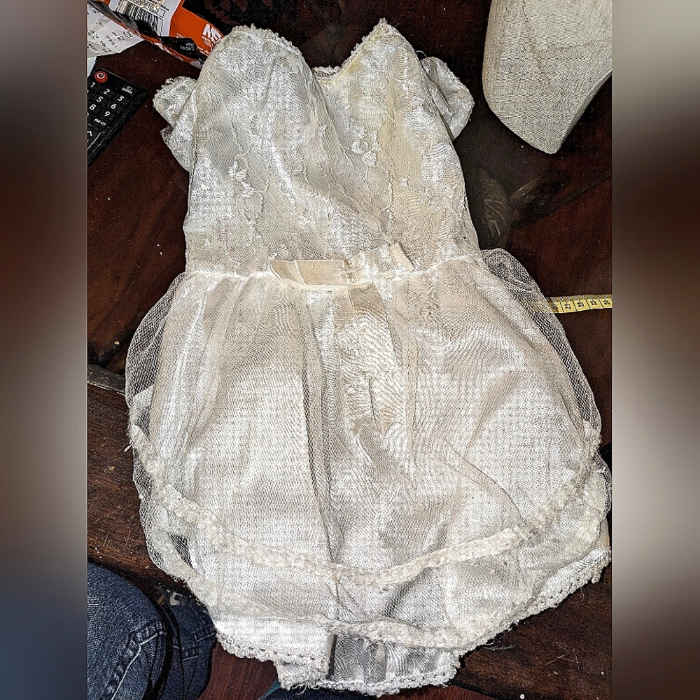 Puppy Wedding Dress (S/M)